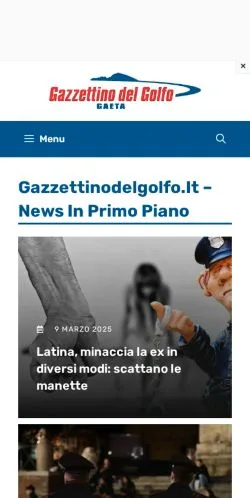 Anteprima del sito Gazzettino del Golfo, media di Italia per articoli sponsorizzati