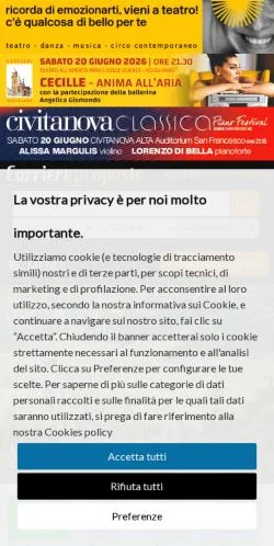 Vista previa del sitio Corriere Proposte, medio de Italia para artículos patrocinados