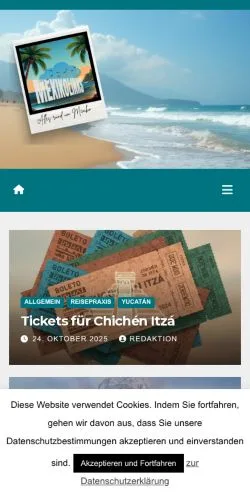 Vista previa del sitio MexikoLinks, medio de Alemania para artículos patrocinados