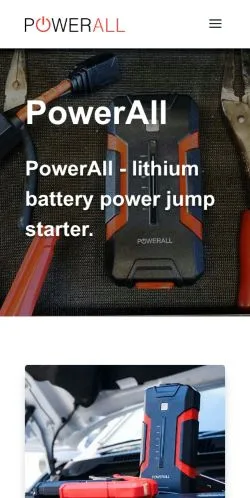 Preview of the PowerAll website, a media outlet in United States for sponsored articles