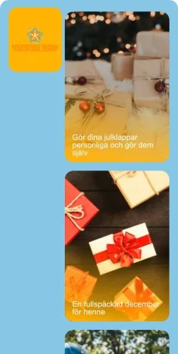 Podgląd witryny Adventure Gurun, medium z kraju Szwecja do artykułów sponsorowanych