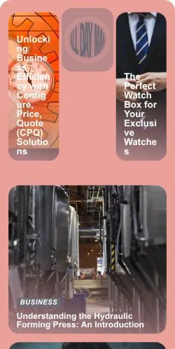 Aperçu du site All Day Man, média de États-Unis pour articles sponsorisés