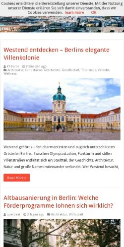 Anteprima del sito Blog InBerlin, media di Germania per articoli sponsorizzati