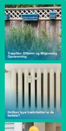 Anteprima del sito Bolig Tavlen, media di Danimarca per articoli sponsorizzati