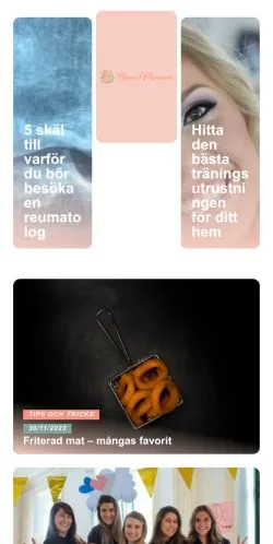 Anteprima del sito Bonus Mamman, media di Svezia per articoli sponsorizzati