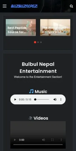 Anteprima del sito Bulbulnepal, media di Stati Uniti per articoli sponsorizzati