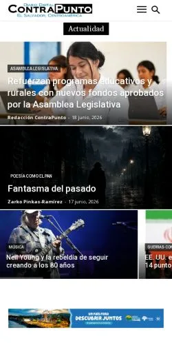 Anteprima del sito ContraPunto, media di Argentina per articoli sponsorizzati
