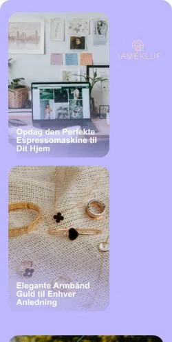 Anteprima del sito Dameklub, media di Danimarca per articoli sponsorizzati