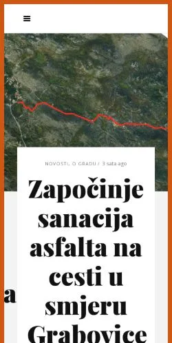 Podgląd witryny Dubrovnik Portal, medium z kraju Chorwacja do artykułów sponsorowanych