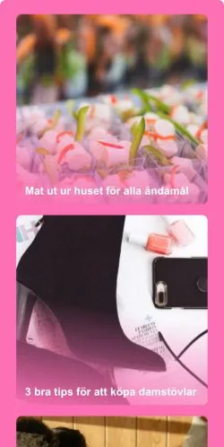 Anteprima del sito Fashion Butiken, media di Svezia per articoli sponsorizzati
