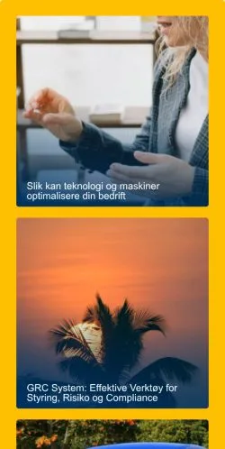 Vista previa del sitio Forretnings Forum, medio de Noruega para artículos patrocinados