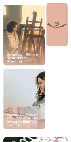 Voorbeeld van de site Freizeit universum, medium uit Duitsland voor gesponsorde artikelen