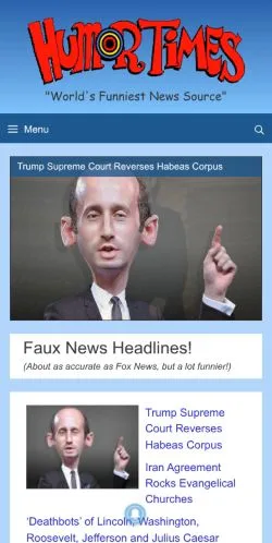 Vorschau der Website Humor Times, Medium aus Vereinigte Staaten für gesponserte Artikel