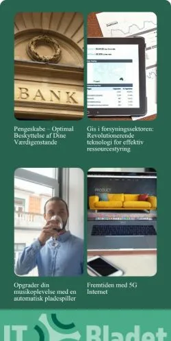 Förhandsvisning av webbplatsen IT Bladet, medium i Danmark för sponsrade artiklar