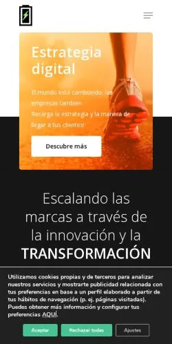 Anteprima del sito LaBateríaRecargable, media di Spagna per articoli sponsorizzati