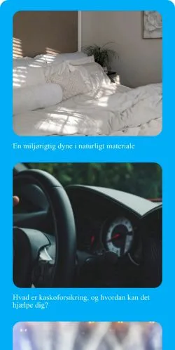 Anteprima del sito Lev mere nu, media di Danimarca per articoli sponsorizzati