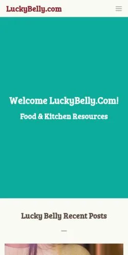 Anteprima del sito LuckyBelly, media di Stati Uniti per articoli sponsorizzati