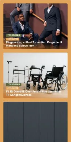 Aperçu du site Mande Trends, média de Danemark pour articles sponsorisés