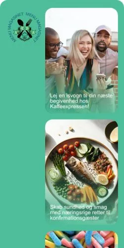 Podgląd witryny Menu Magasinet, medium z kraju Dania do artykułów sponsorowanych