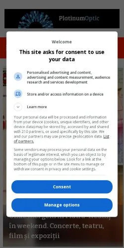 Anteprima del sito Mesagerul de Neamț, media di Romania per articoli sponsorizzati