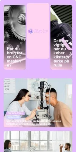 Anteprima del sito Rigt liv, media di Danimarca per articoli sponsorizzati