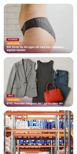Aperçu du site Smart Stil, média de Norvège pour articles sponsorisés