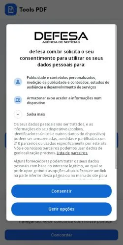 Förhandsvisning av webbplatsen Tecmania, medium i Brasilien för sponsrade artiklar