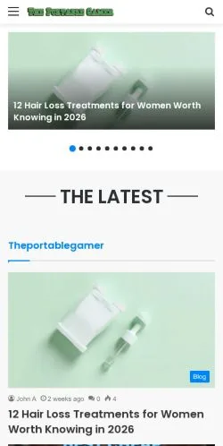 Anteprima del sito The Portable Gamer, media di Stati Uniti per articoli sponsorizzati