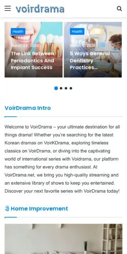 Anteprima del sito Voirdrama, media di Stati Uniti per articoli sponsorizzati