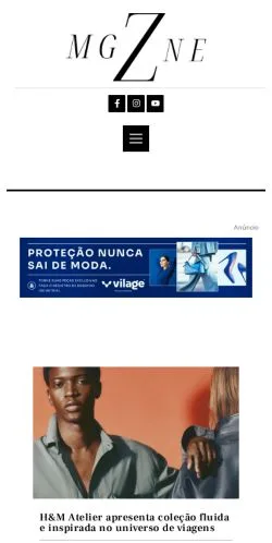 Anteprima del sito Z Magazine, media di Brasile per articoli sponsorizzati