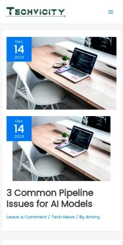 Forhåndsvisning av nettstedet Techvicity, medium fra USA for sponsede artikler