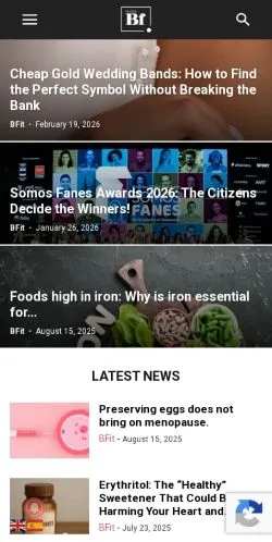 Podgląd witryny Revista Bfit, medium z kraju Stany Zjednoczone do artykułów sponsorowanych