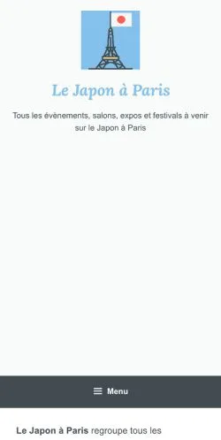 Podgląd witryny Le Japon à Paris, medium z kraju Francja do artykułów sponsorowanych