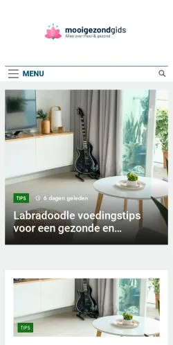 Podgląd witryny Mooi Gezond Gids, medium z kraju Holandia do artykułów sponsorowanych