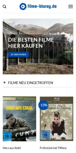 Anteprima del sito Filme Blu-ray, media di Germania per articoli sponsorizzati