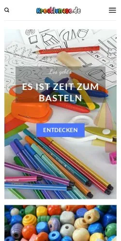 Anteprima del sito Kreativnase, media di Germania per articoli sponsorizzati