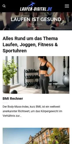 Anteprima del sito Laufen Digital, media di Germania per articoli sponsorizzati