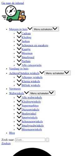 Podgląd witryny Morgenbinnen, medium z kraju Holandia do artykułów sponsorowanych