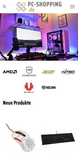 Podgląd witryny PC & Gaming, medium z kraju Niemcy do artykułów sponsorowanych