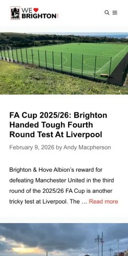 Anteprima del sito We Love Brighton, media di Stati Uniti per articoli sponsorizzati