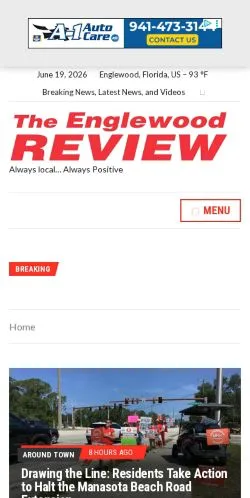 Podgląd witryny Englewood Review, medium z kraju Stany Zjednoczone do artykułów sponsorowanych
