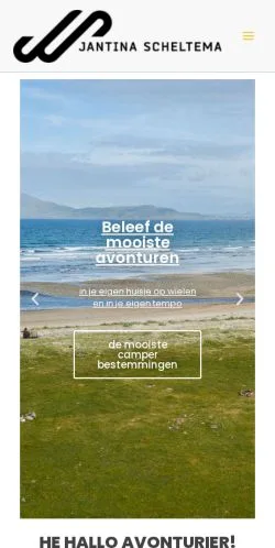 스폰서 기사용 네덜란드 매체 *Reisblog Jantina Scheltema 사이트 미리보기