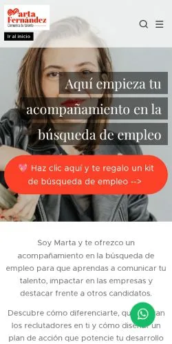 Anteprima del sito Marta Fernández, media di Stati Uniti per articoli sponsorizzati