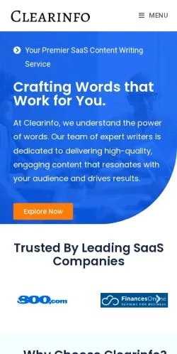 스폰서 기사용 인도 매체 SaaS Content Writing Service 사이트 미리보기