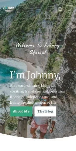 Anteprima del sito Johnny Africa, media di Stati Uniti per articoli sponsorizzati