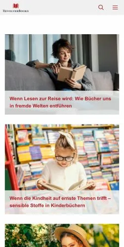Anteprima del sito Revolver Books, media di Germania per articoli sponsorizzati