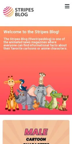 スポンサード記事向けのアメリカ合衆国メディア、The Stripes Blogのサイトプレビュー