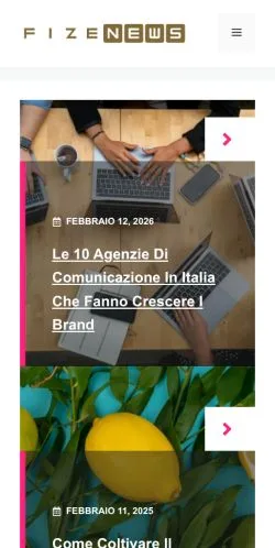 Anteprima del sito Firenze News, media di Italia per articoli sponsorizzati
