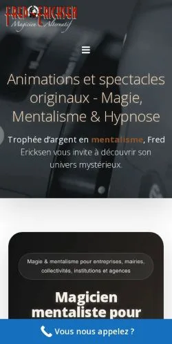 Aperçu du site Fred Ericksen, média de France pour articles sponsorisés