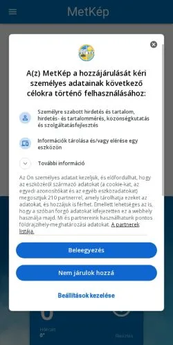 스폰서 기사용 헝가리 매체 metkep 사이트 미리보기